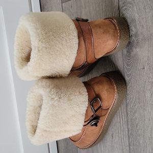 Coach G433 Moto Shearling Turnlock 
